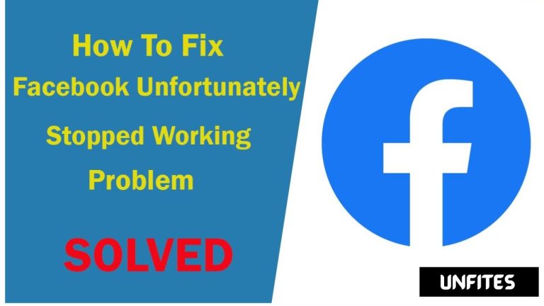 facebook not working fix